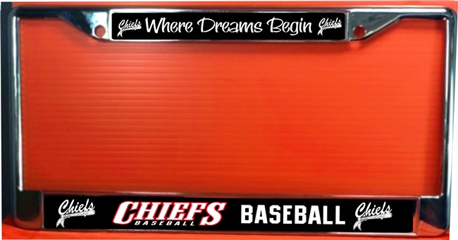 Connetquot Youth Baseball Custom License Plate Frame