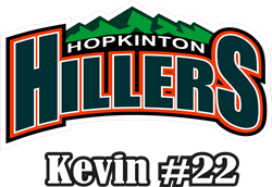 Hopkinton Hillers Hockey Car Decals Clings & Stickers