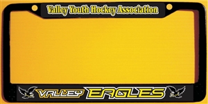Valley Youth Hockey Association - Valley Eagles
Custom Hockey Metal License Plate Frames