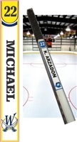 Wisconsin Jr Stars Ice Hockey Stick TAG