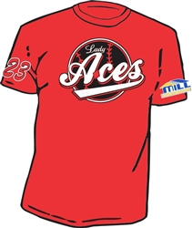 Lady Aces Softball | Baseball  T-shirts