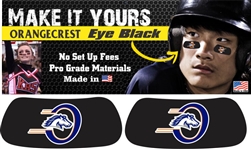 Orangecrest Pony Baseball Player Eye Black