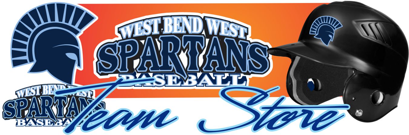 West Bend West Spartans Youth Baseball Team Banner