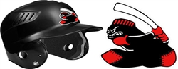 Murfreesboro Blacksox Custom Baseball Helmet Decals