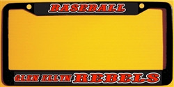 Glen Ellyn Travel Baseball Custom License Plate Frame