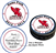 Custom Hockey Souvenir Game Puck Decals & Awards