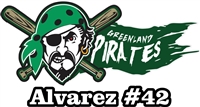 Greenland Pirates Youth Baseball Custom Baseball Decals | Stickers for your Car Window