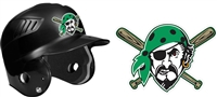 Greenland Pirates Custom Baseball Batting Helmet Decals
