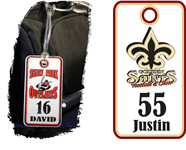 Golden Saints Custom Bag Tags