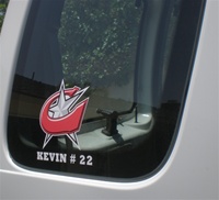 Hockey Car Window Decals | Stickers