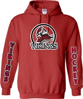 Homewood Flossmoor Vikings Hockey Custom Long Sleeve Black Hoodies3
