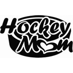 Hockey Mom Decal - Puck