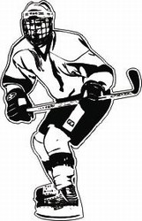 HP19 Hockey Decal