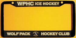 Hoffman Wolfpack Hockey Club Custom Hockey Metal License Plate Frames