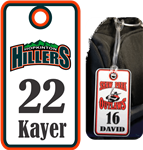 Custom Hopkinton Hillers Custom Hockey Bag Tags