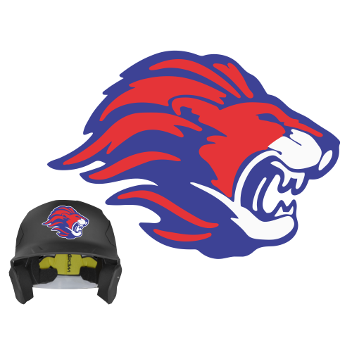 KC East Lions Baseball Helmet Decal