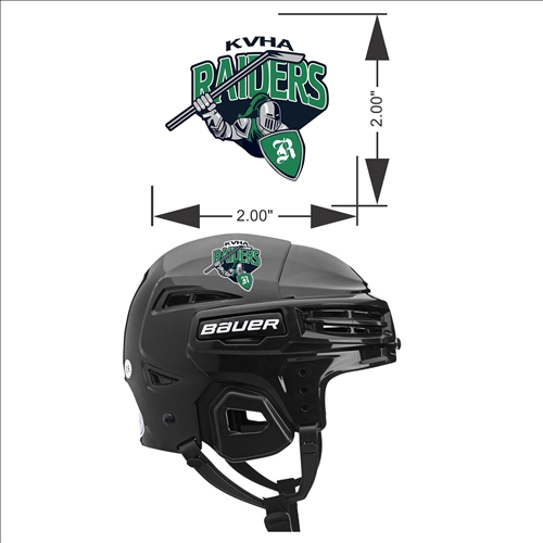 KVHA Raiders Helmet Decals