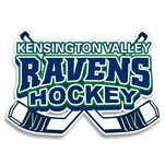 Kensington Valley Hockey Association Ravens Car Window Decal 2