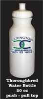 Lexington Thoroughbreds Youth Ice Hockey Water Bottle with team logo