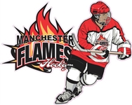 Manchester Flames 17 Car Window Decal clings | Stickers