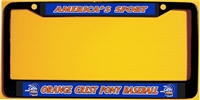 Orangecrest Pony Car License Plate Frame