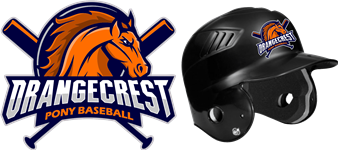Orangecrest Pony Baseball All Stars Custom Helmet Decal