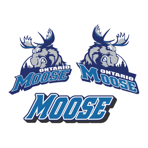 Ontario Moose Hockey Helmet Decals