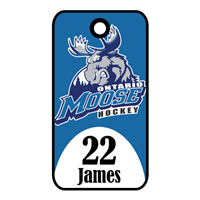 Ontario Moose Personalized Bag Tags