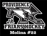 Providence Junior Friars Hockey Club Custom Car Window Decals1