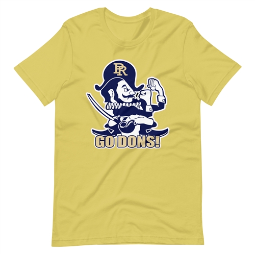 Pico Rivera Youth Football and Cheer Gold Unisex T-shirt