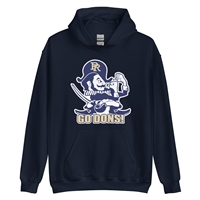 Pico Rivera Youth Football and Cheer Unisex Navy Hoodie