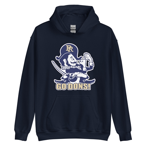Pico Rivera Youth Football and Cheer Unisex Navy Hoodie