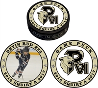 PVI Panthers Hockey Club Custom Souvenir Game Puck Decals & Awards