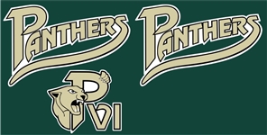 PVI Panthers Hockey ClubHockey Helmet Decals