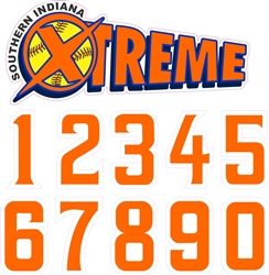 SI Xtreme Decal & Number Combo Set
