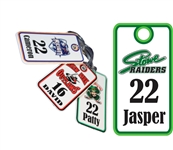 Stowe Raiders Custom Hockey Bag Tags