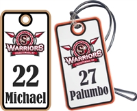 Southline Warriors Baseball Custom Bag Tags
