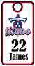 Twin City Titans Baseball Bag Tags
