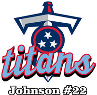 Twin City Titans Baseball Custom Baseball Decals | Stickers for your Car Window