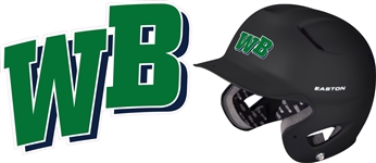 West Bend Baseball Helmet Decal