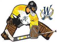 Wheatfield Blades Hockey Association | Decals Clings Stickers