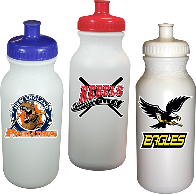 Custom Sports Water Bottle with team logo